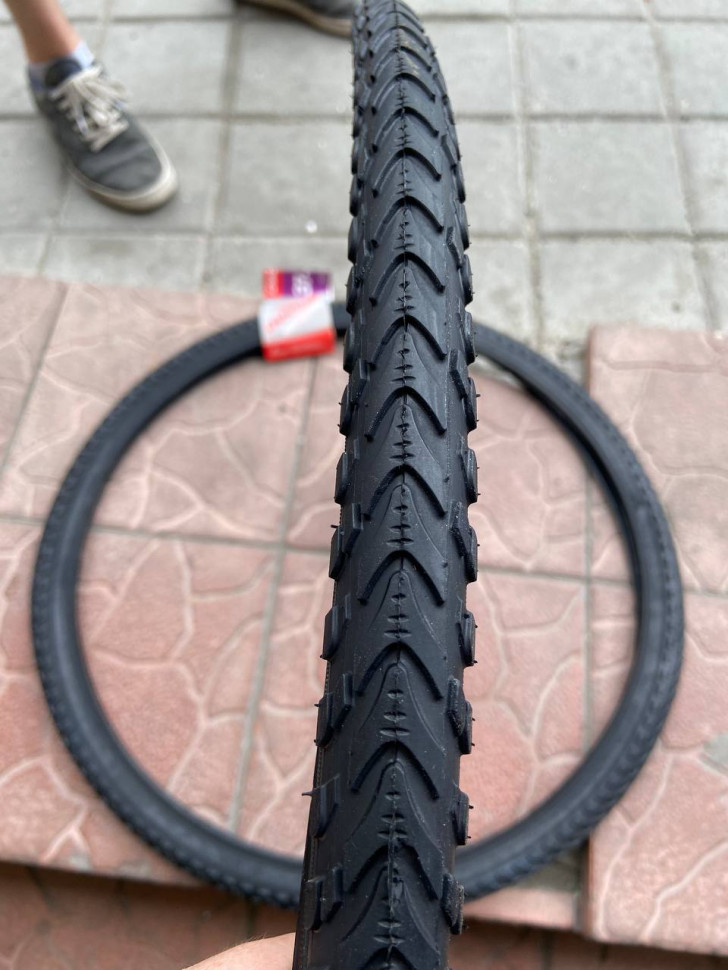 Покрышка для инвалидной коляски 24"х1 3/8 (37-540) черная, комплект 2 шт